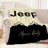 Fashion Logo Racing Cras J-Jeep Cool Blanket Plush Nap Sofa rug for Living Room Office Bedroom Birthday Home Travel Kid Gifts 1