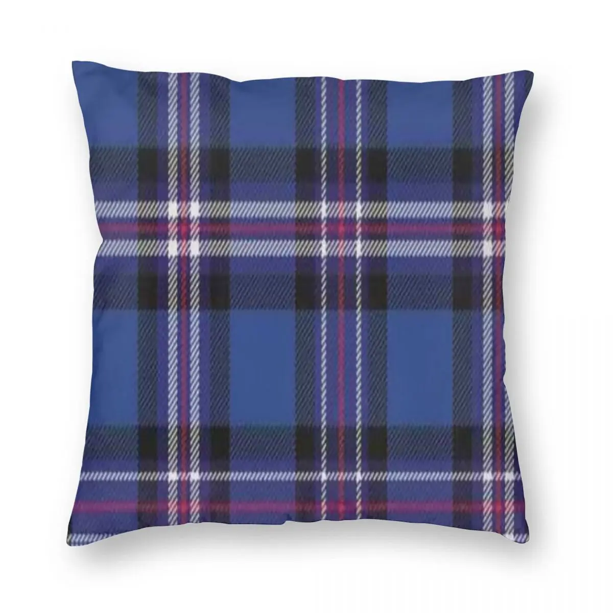 Rangers Tartan Square Pillowcase Polyester Linen Velvet Pattern Zip Decor Throw Pillow Case Home Cushion Cover 45x45 5