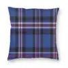 Rangers Tartan Square Pillowcase Polyester Linen Velvet Pattern Zip Decor Throw Pillow Case Home Cushion Cover 45x45 5