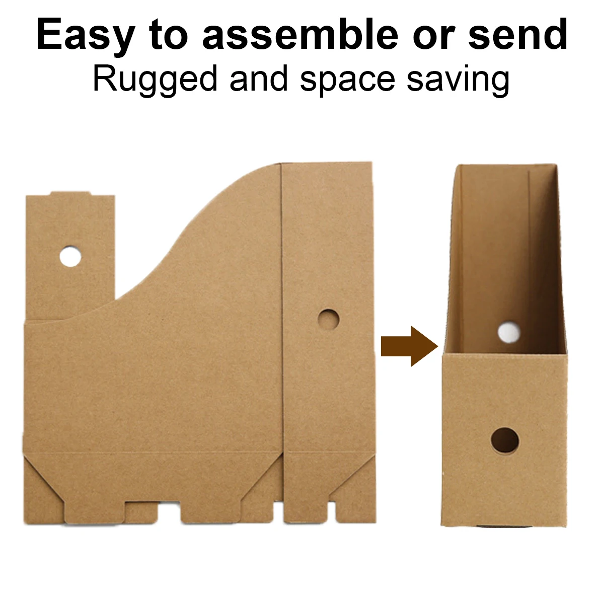 5/10Pcs Magazine File Holder Desk Storage Organizer Foldable Office Desk File Organizer Bookshelf 27x26x9cm Desktop Accessories