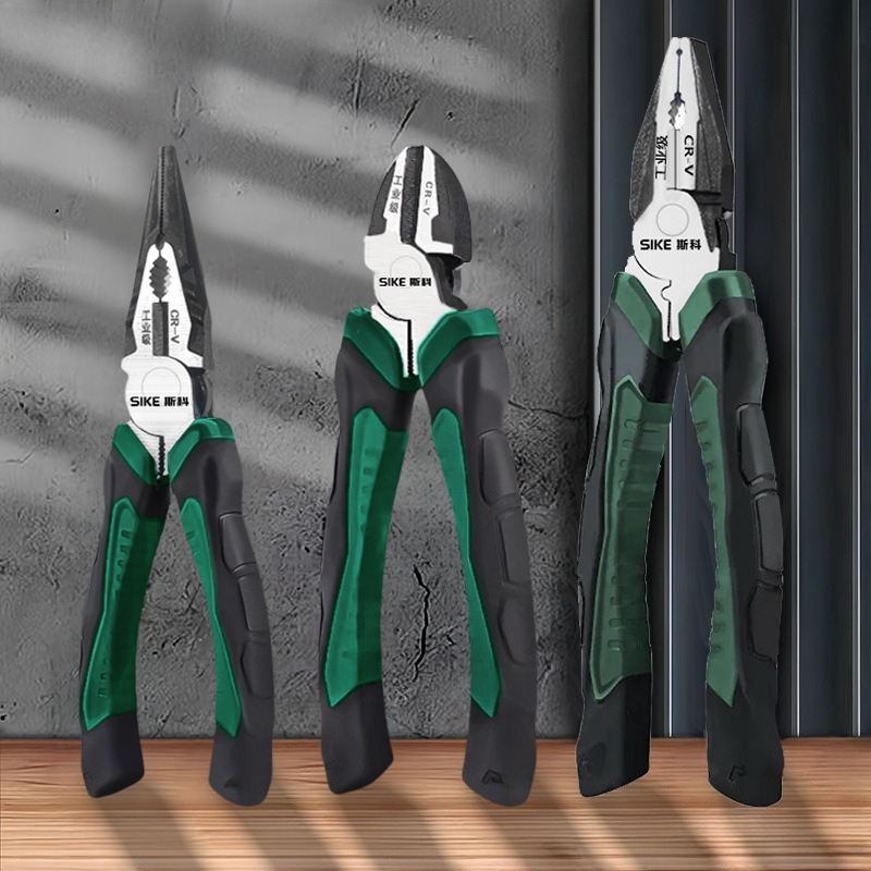 Steel Wire Pliers Wire Cutting Vise Multifunctional Electrician Pointy Mouth Diagonal Mouth Strong Edge Diagonal Pliers