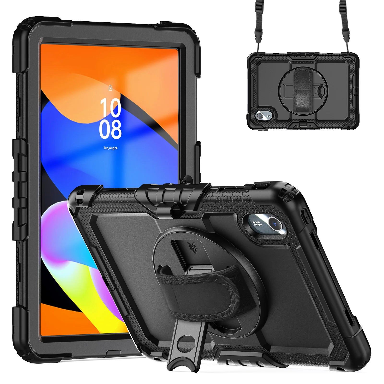Universal Tablet Case with Screen Protector - Enhanced Protection and Style