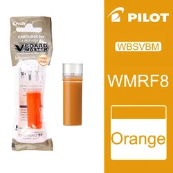 Vibrant V Board Master Whiteboard Marker - Refillable Dry Erase Pen for Teachers and Office Use (Orange Ink Refill)