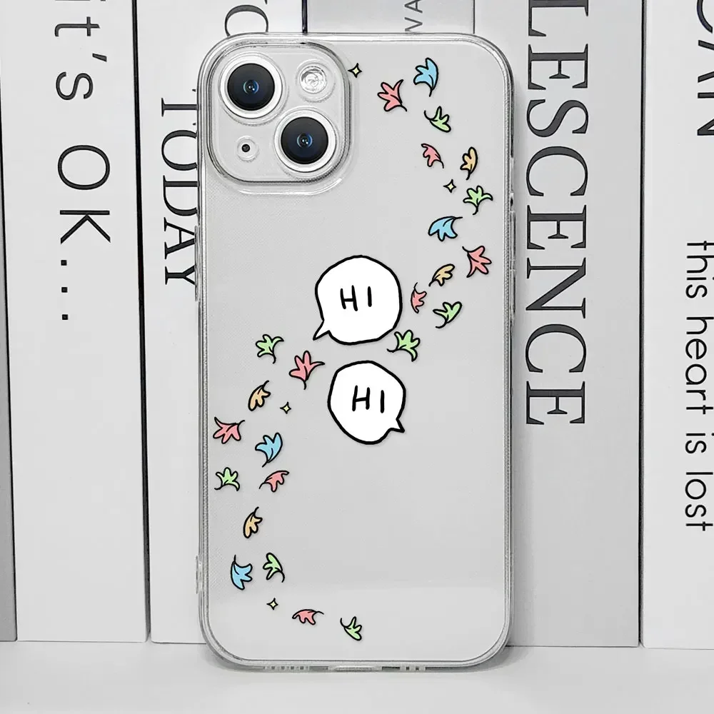 Heartstopper Transparent Silicone Soft Back Phone Case