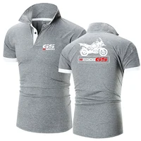 Polo Décontracté à Manches Courtes pour Homme, Vêtement à la Mode, Couleur Unie, Moto R 2023 650 800 1150 GS Adventure, Nouvelle Collection Été 1200 6