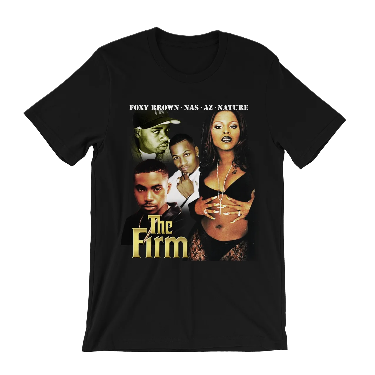 The Firm T-Shirt-Nature-Nas Az Foxy Brown Illmatic Phone Tap Ill Na Na Nore