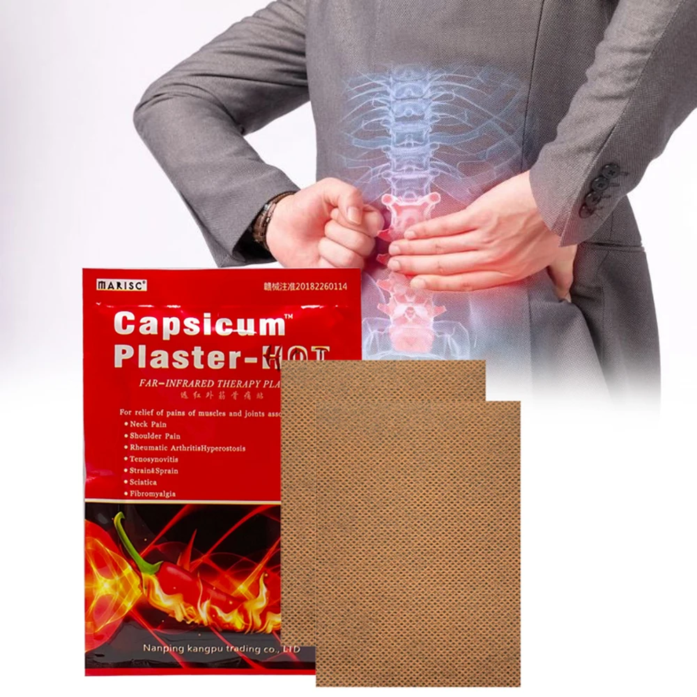 Pepper Pain Plaster Joint Powder Body Massage Plaster Muscle Fatigue Neck Waist Back Ache Shoulder Joint Patches 8/16/24/32Pcs