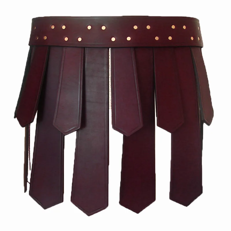 Ancient Roman Dress Legion Gladiator Battle Belt Skirt Men Women Steampunk PU Leather Armor Medieval Greek LARP Party Cosplay leather belt halloween costume prop