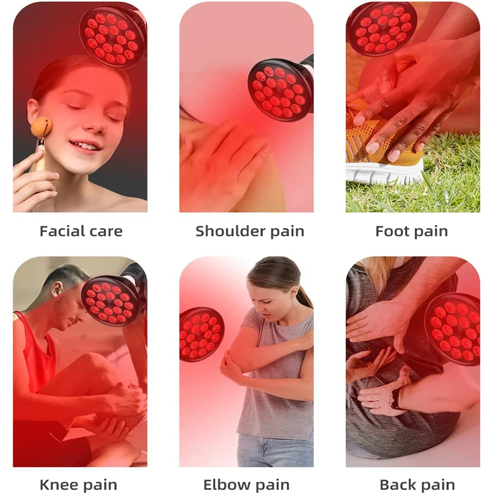 E27 Par38 54W 660nm Red Therapy Lamp 850nm Infrared Light LED E27 Bulbs
