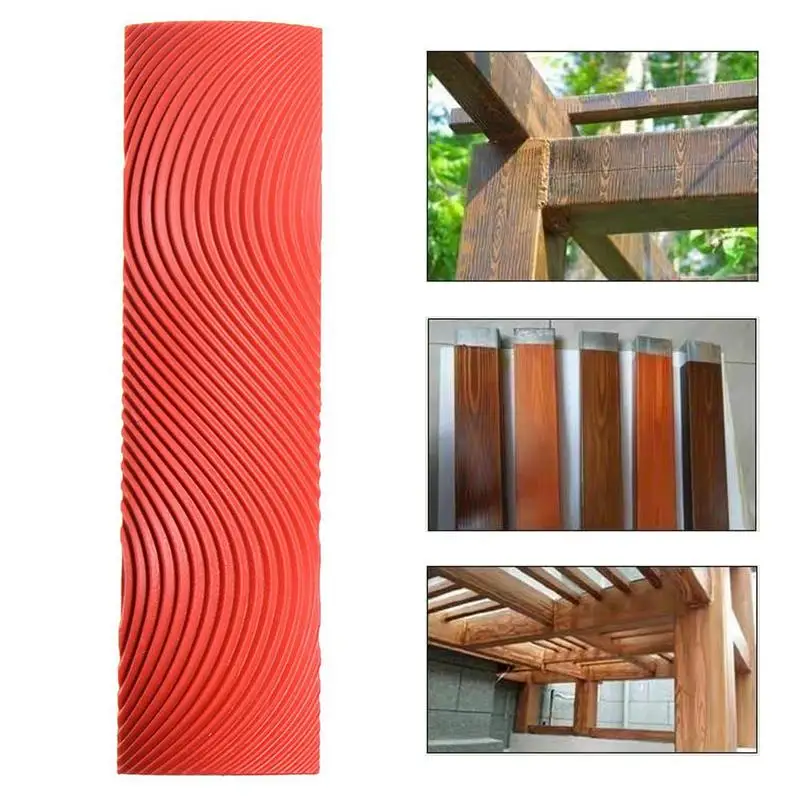 

Деревообрабатывающий инструмент для натуральной древесины, деревообрабатывающий инструмент для древесины с ручкой, инструмент «сделай сам» для создания резиновой древесины, инструмент для рисования стен