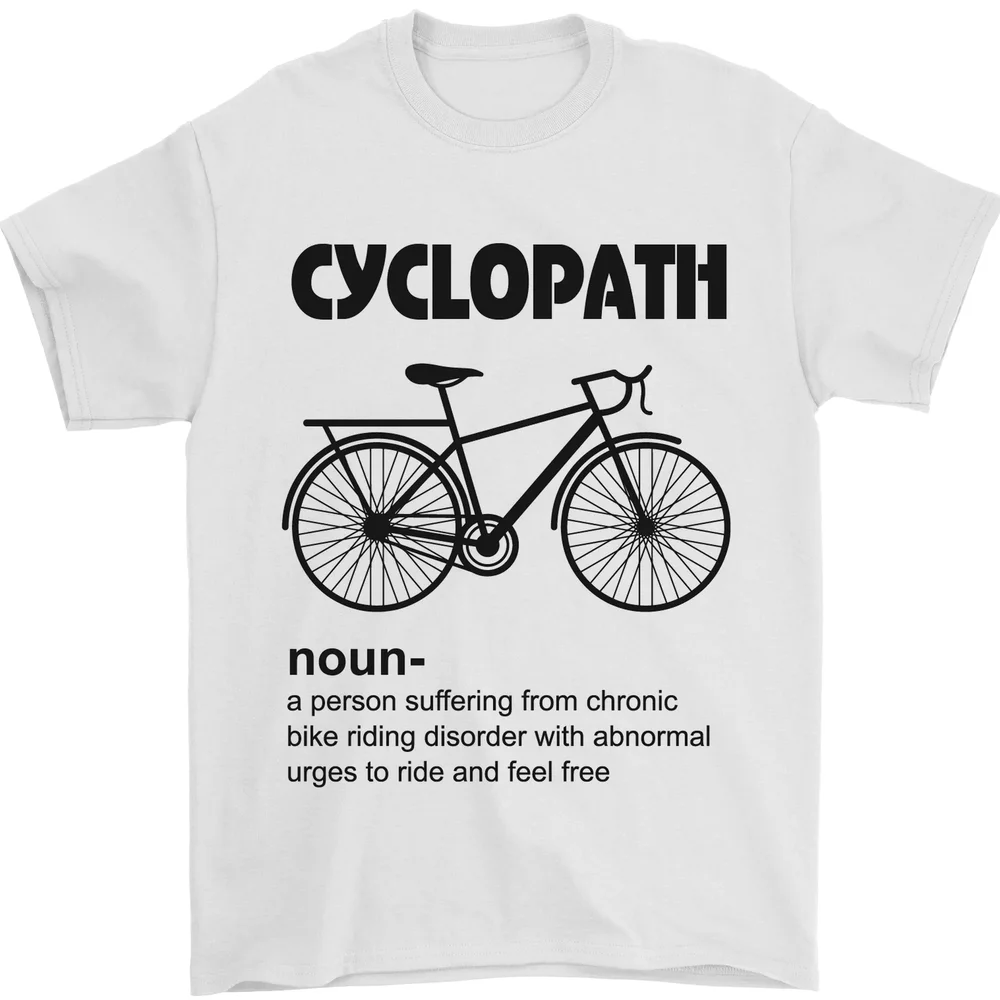 

Cyclopath Funny Cycling Cyclist Bicycle Mens T-Shirt 100% Cotton Short sleeve T-shirt for summer couples