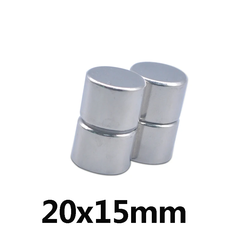 2/3/5pcs Strong Permanent Magnet Bulk Round Magnets 20x15mm Neodymium Disc 20*15 mm | Обустройство дома