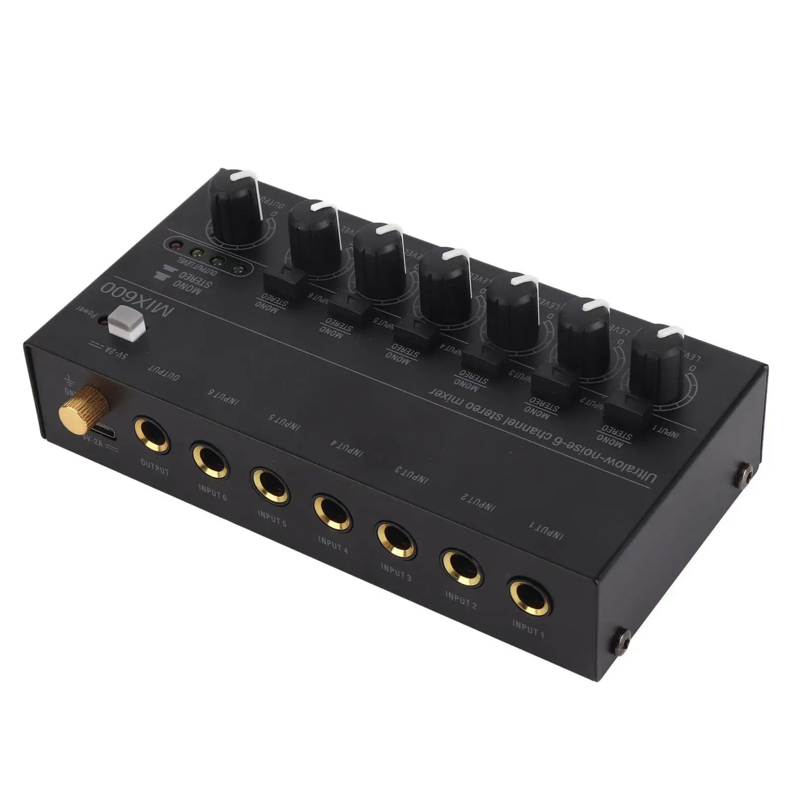 Stereo Line Mixer 100 to 240V for stage Sound Mixer