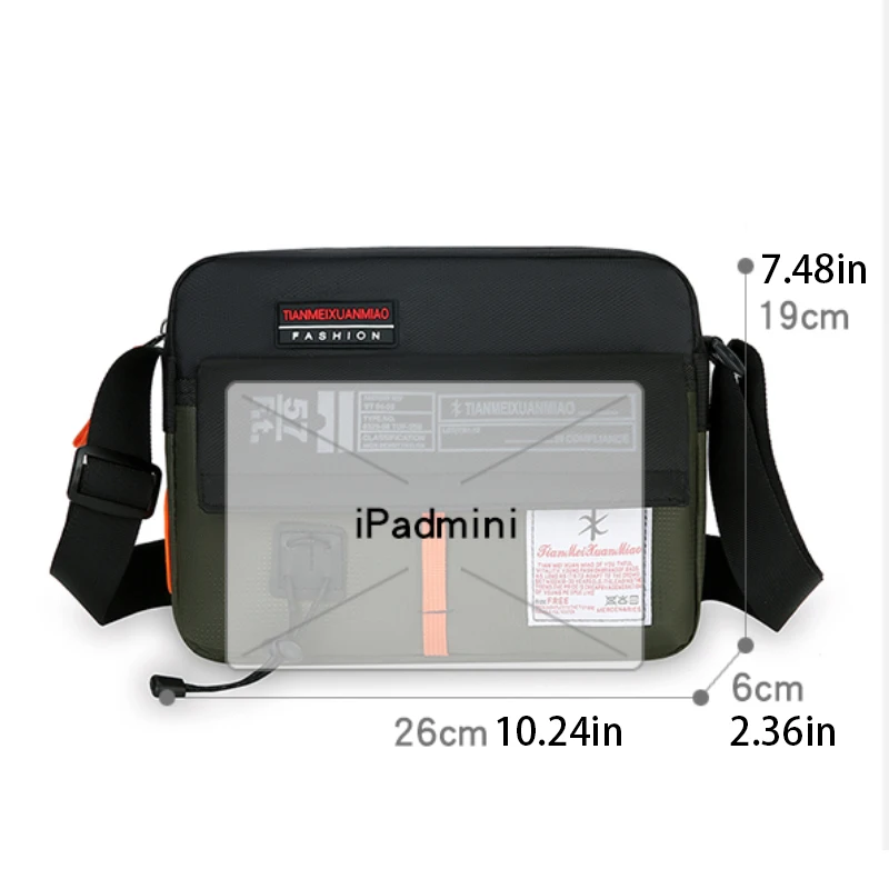 The New Single Shoulder Bag Outside The Casual Crossbody Bag Fashion Fashion Hand Nylon Color Bag