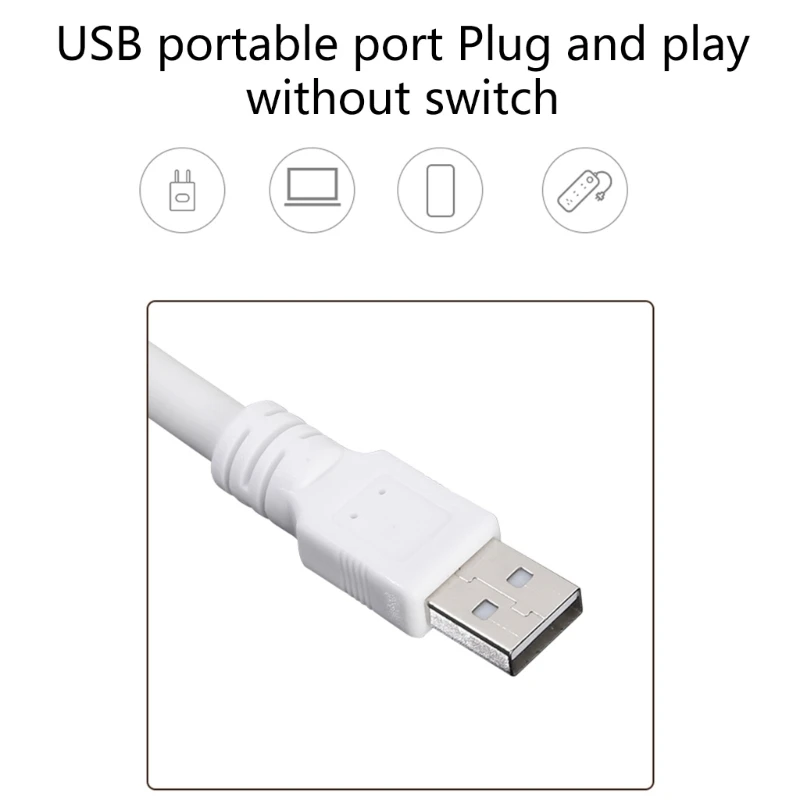 USB LED 책상 램프 테이블 램프 3색 모드 밝기 디밍 가능 사무실 램프 음성 K0AC