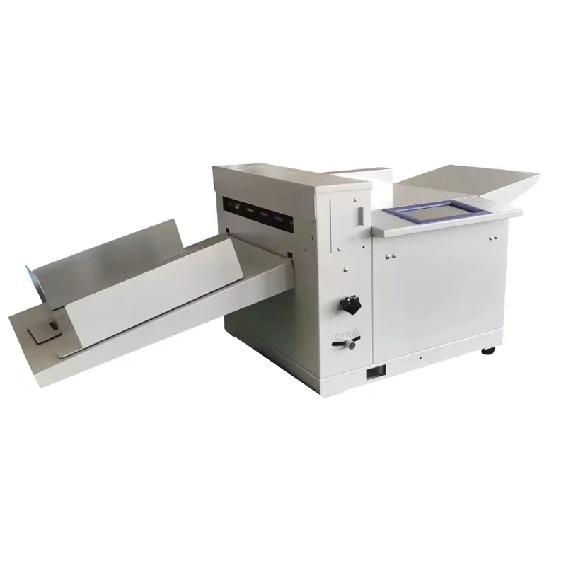 Digital A3 A4 Manual Feeding Paper Automatic Creasing Perforating Machine Book Cover Scoring
