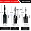 Manual Pull Back Tree Digging Machine Seedling Machine Small Soil Excavator Trenching Machine Gasoline Pickaxe Ground Drill 3