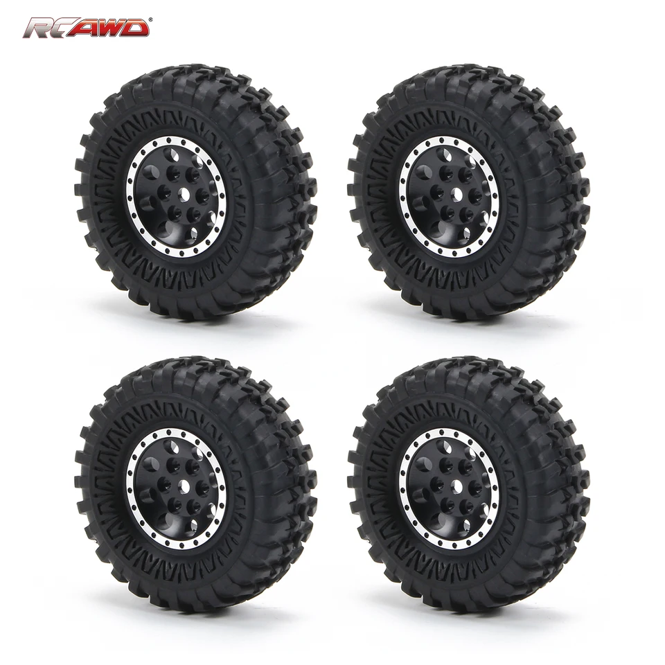 Pneus 1 Pouce RC Pneus de Voiture RC en Caoutchouc Moyeu de Roue en Laiton pour FMS FCX24 1/18 1/24 Crawler 4pcs Or Pneus 1 Pouce RC Pneus de Voiture RC en Caoutchouc Moyeu de Roue en Laiton pour FMS FCX24 1/18 1/24 Crawler 4pcs Or