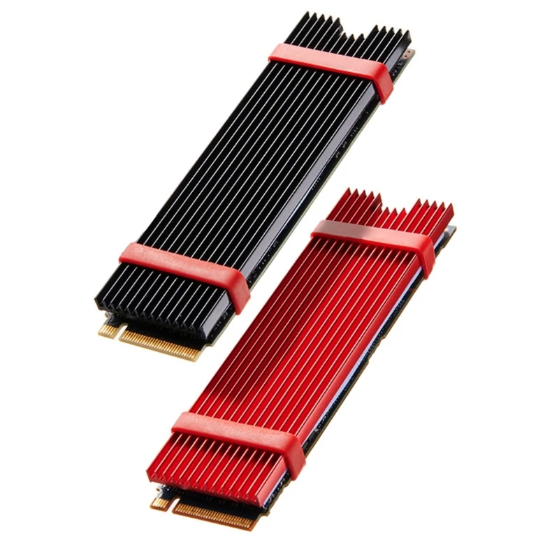 2280 M.2 NVMe SSD 열 실드용 열 실리콘 패드가 포함된 M.2 방열판