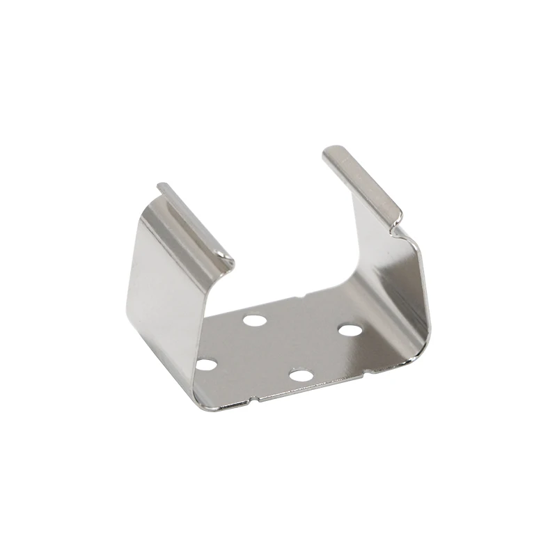 1Cell9VoltBatteryHolderClipLowProfileMetal9VBatteryClipSbM