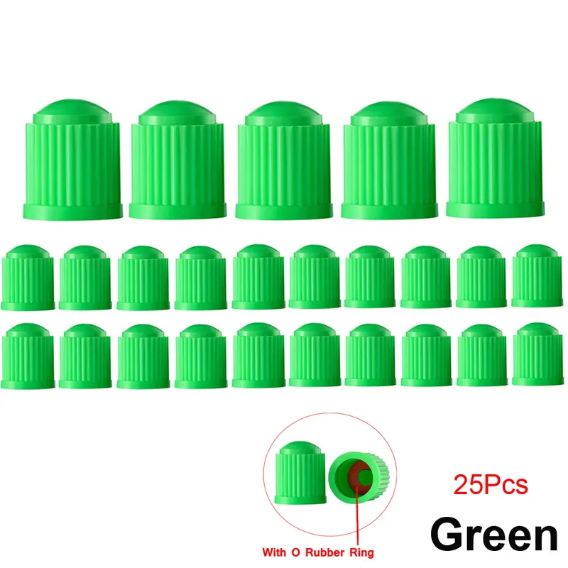 10/25/50/100Pcs Tire Valve Caps, Plastic Car Tire Stem Dust Covers Universal Valve Caps for Cars, Bicycle, Trucks, Motorcycles - Image 13