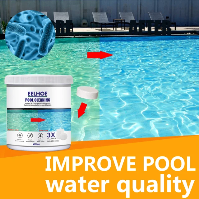 Medence Tisztító Tabletta Biztonságos Tartós Úszó Kiegészítők Tisztítása Kerti Uszoda Kiegészítőkhöz Piscina Dropship - Image 5
