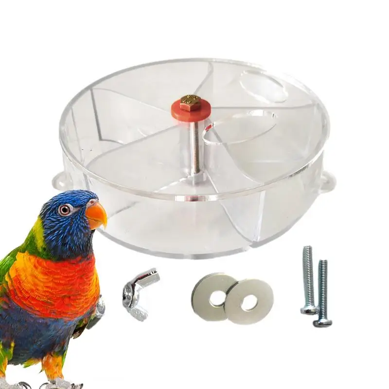 

Parrot Foraging Toys Food Ball Parrot Foraging Toy Parrot Wheel Feeder Compartmented Food Box For Small And Medium Parrots