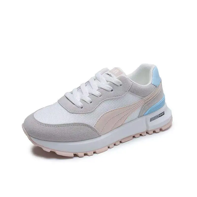 Autumn Casual Shoes for Women Fashion Lace Up Breathable Mesh Sneakers Female Tennis Sport Running Shoes Zapatillas Mujer