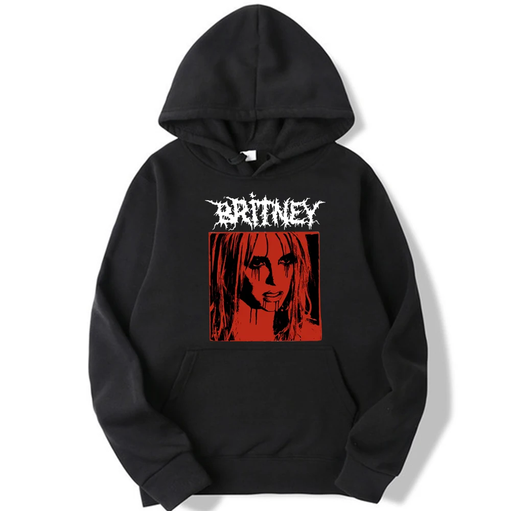 

Мужские и женские толстовки Britney Spears Metal Rock Graphic