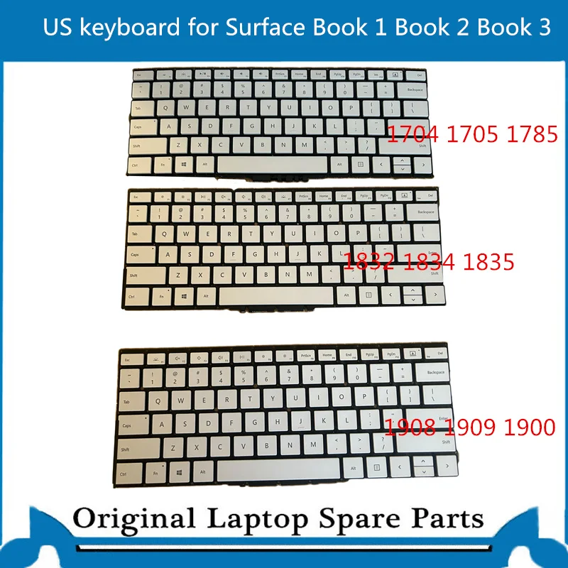 Teclado original para microsoft superfície livro 1,