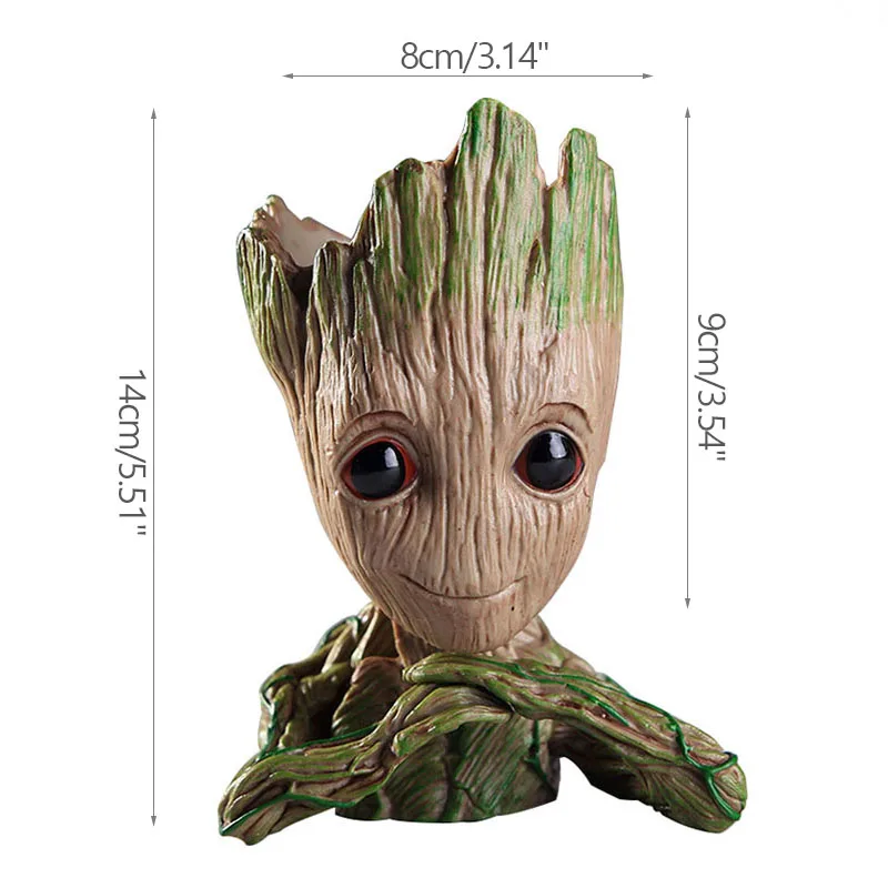 Fioriera vaso di fiori Treeman Baby Groot portapenne groot