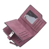 New Fashion Women Wallets Short Magnetic Buckle Top Quality Card Holder Female Purse Zipper Wallet For Small Wallet for Girl 2