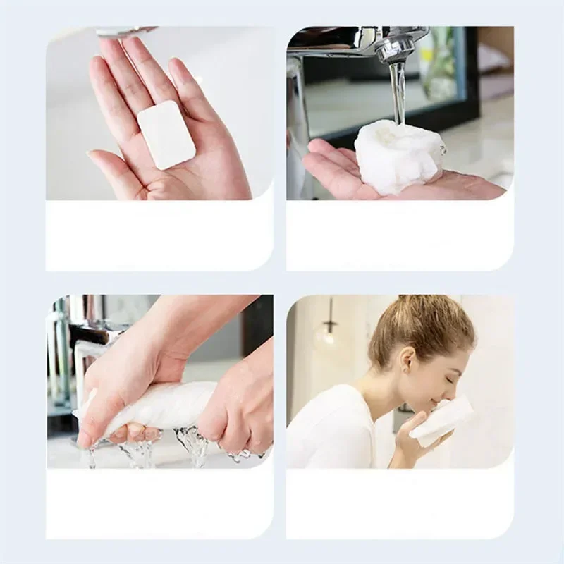 20/40 Towel Pcs Compressed Bath Towels Bathroom Accessories Hotel For Home & Garden Portable Wet Tissue Compact Household Wipes 6