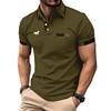 100% Polyester Men Summer Short Sleeve Fashion Lapel Business Casual Polo Shirt Men Slim Pure Color Golf Polo Shirt Tops . 4 100% Polyester Men Summer Short Sleeve Fashion Lapel Business Casual Polo Shirt Men Slim Pure Color Golf Polo Shirt Tops . 4