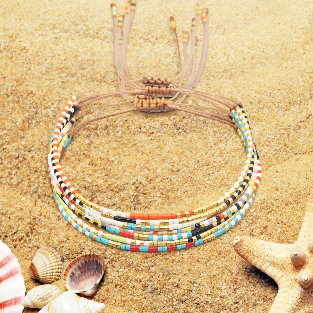 Miyuki beaded bracelet for women bohemian style