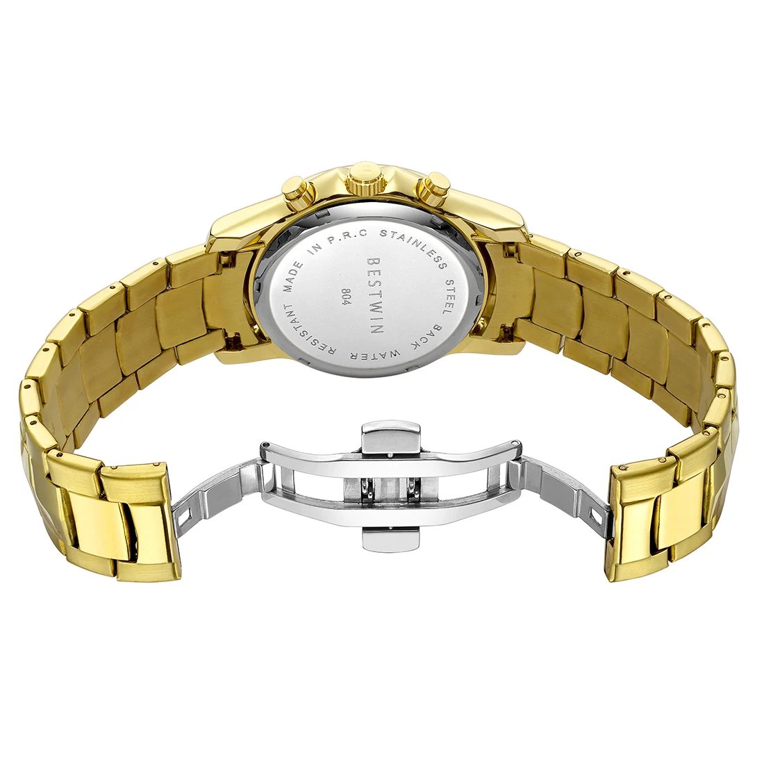 Luxury Men Watch Fashion Mens Quartz Wristwatch Classic Brand Full Gold Body Diamond Reloj Steampunk Watches Business Man Clock