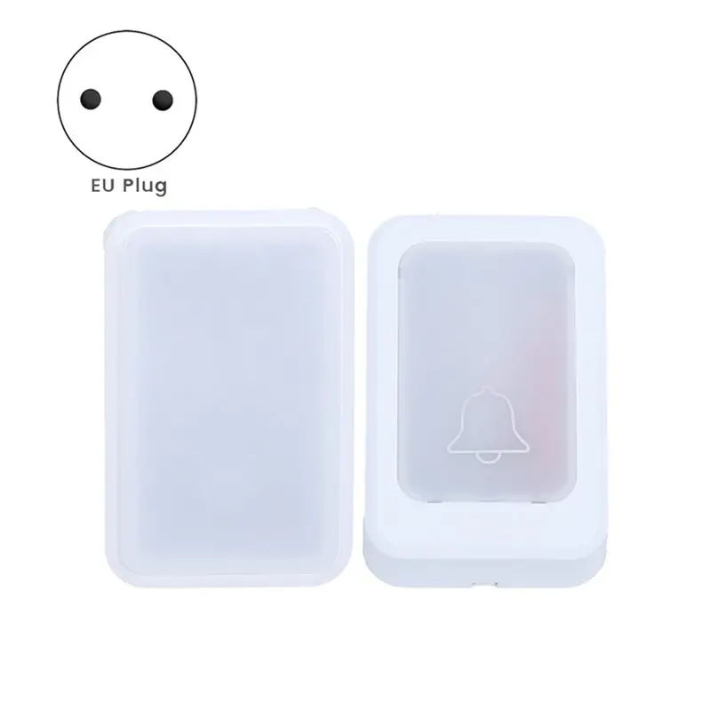 N13R-(내구성) 12등 점멸 무선 초인종 노인 청각 장애인 서비스 호출 장치 장거리 도어벨 차임 EU 플러그