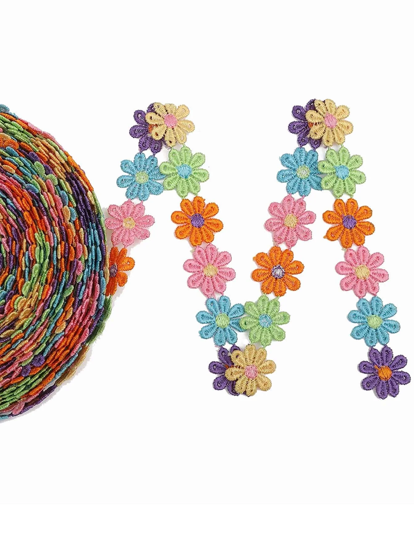 Description Picture 2 of itemDaisy Lace Lace Knitting Wedding Embroidery DIY Hand-stitched Ribbon Sewing Supplies Crafts