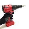 Fit For Milwaukee 18V Battery 2.4-4.8mm Electric Cordless Riveter Gun Brushless Rivet Nut Gun Woodworking Tool Riveting Tool 6