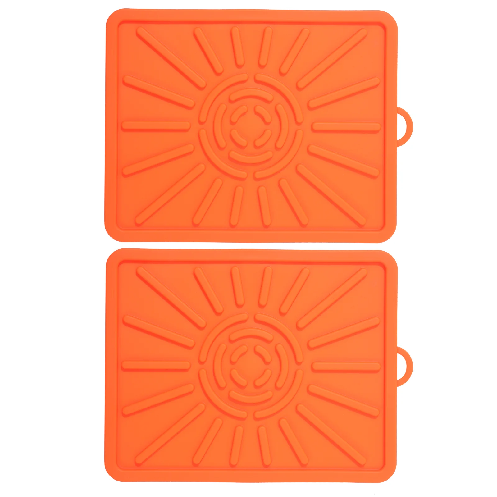

2 Pcs Safety Mask Oven Side Rack Pad Non Stick Fry Pan Silica Gel Reusable Griddle Covers