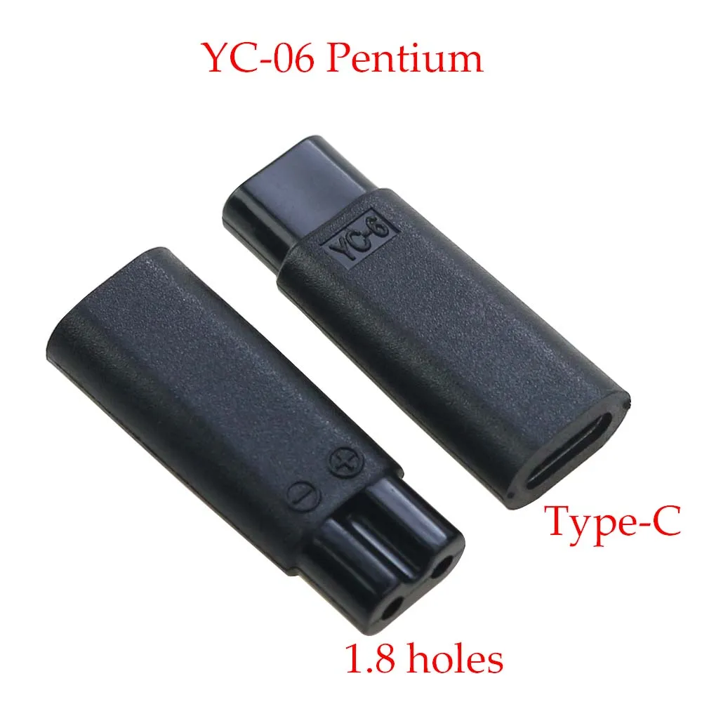1 Stück Typ-C-Buchse zum Ladeadapter, geeignet für Rasierer, Pentium-Haarschneider, Zweiloch-Adapter, Rasieren 2,35 mm 1,8 mm – Detail 9