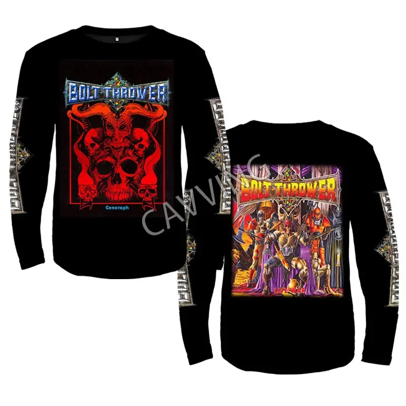 New Fashion Printed  Bolt Thrower  Crewneck Sweatshirt Gothic Top Harajuku Cotton Unisex Clothing Men's Clothing  C02 5