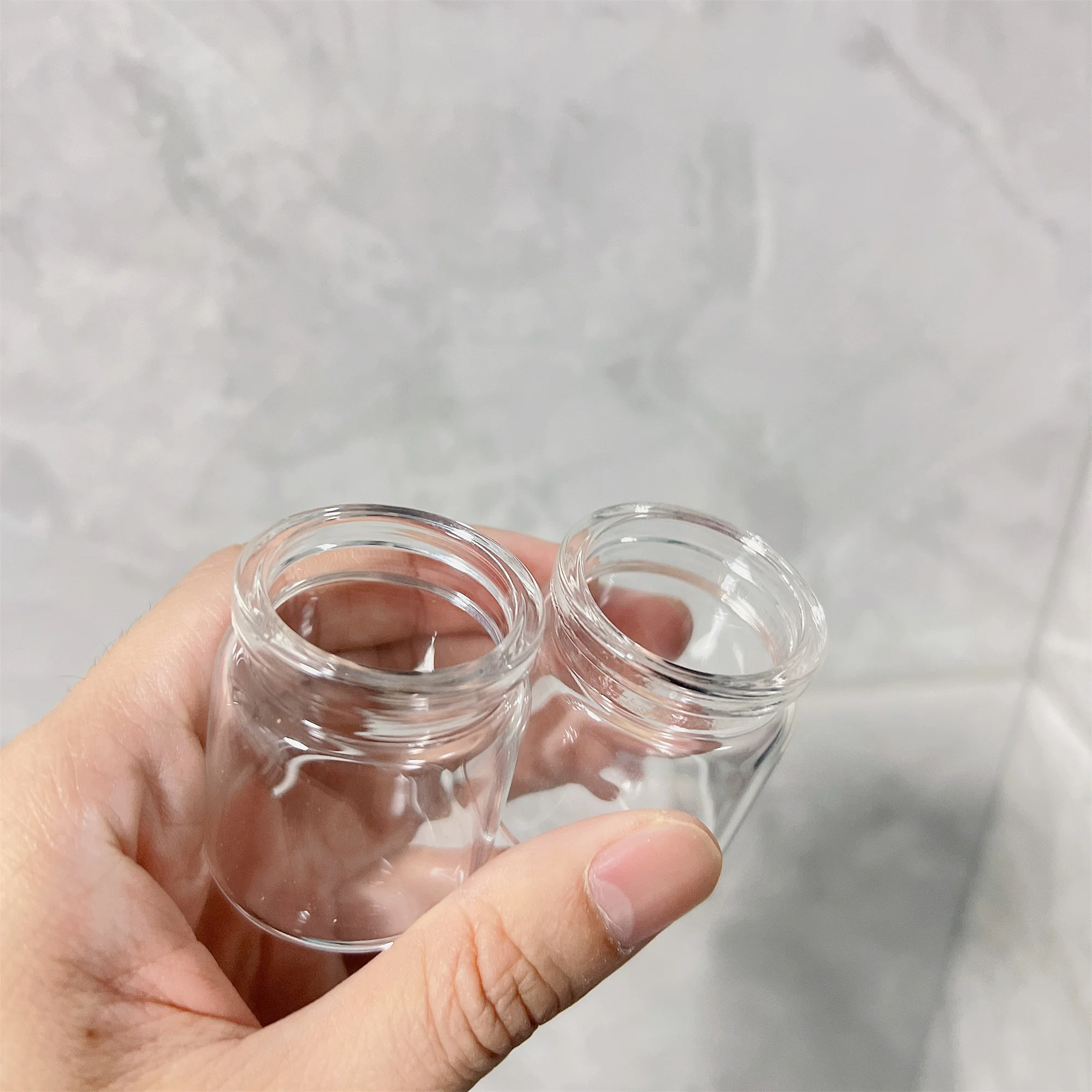 26x37x40mm 25ml Glass Bottles With Cork Transparent Mini Glass Jars For Wishing Jar DIY Crafts Wedding Favors Decor 24 PCS