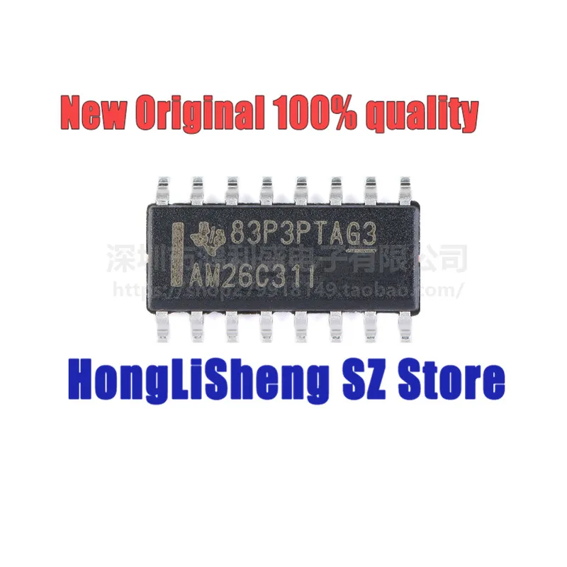 

10pcs/lot AM26C31IDR AM26C31I AM26C311 AM26C31 26C31I SOP16 Chipset 100% New&Original In Stock