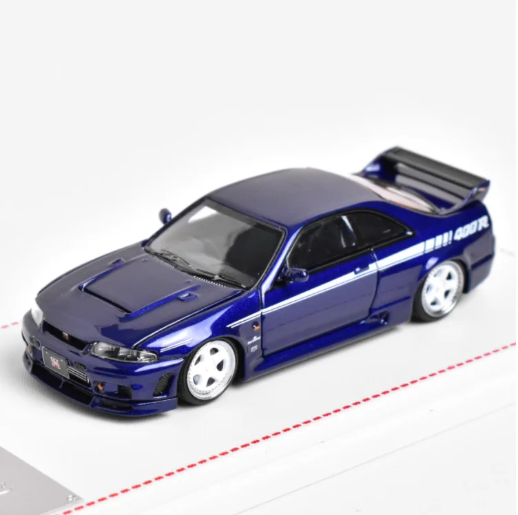 focal horizon GT-R BCNR33 カーボン　ダークブルー Focal Horizon FH 1:64 R33 スカイライン オープンフロント