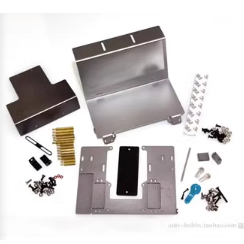 For 1/14 Tamiya RC Truck Metal Second Floor Board Tractor Drive Floor Dump Scania Actros MAN 620 1851 3363 FH12 6