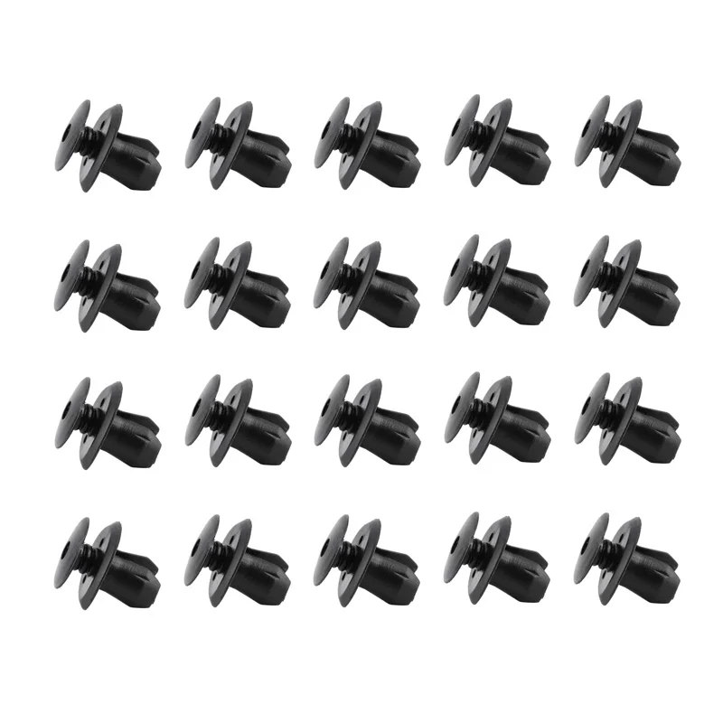 50X Auto Fastener Trim Panel Lining Clips Fit 9Mm Hole Per Vw Volkswagen T4 T5 Transporter Eurovan Car Rivetti In Plastica Automobile