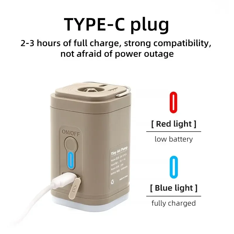Electric Air Pump Portable Wireless Air Compressor Inflator/Deflator Pumps For Inflatable Cushions Beds Boat Swimming Ring air pump electric air pump