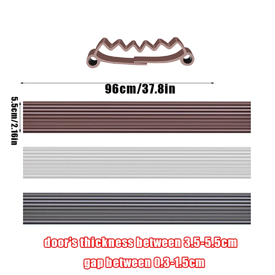 Wave Bottom Door Draft Stopper Weather Strip Anti-Cold Noise Blocker Soundproof Door Sweeps For Interior Doors Gap Filler Door Seal Strip Sealing Strip Tape Window Seal Strip Sealing Tape Sealing Strip Rubber Seal Strip Rubber Door Weatherstripping Door Weatherstripping Door Draft Stopper Silicone Seal Strip