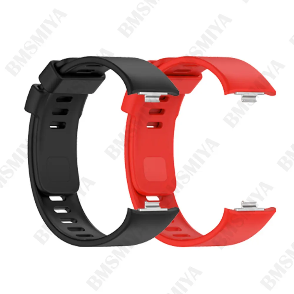 Set of 2 Breathable Silicone Sport Watch Straps - Universal Fit